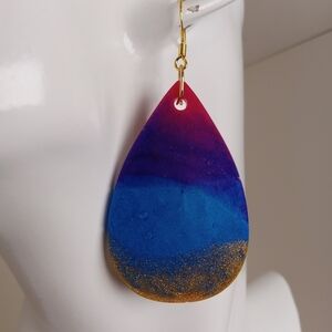 Multicolor Teardrop Earrings